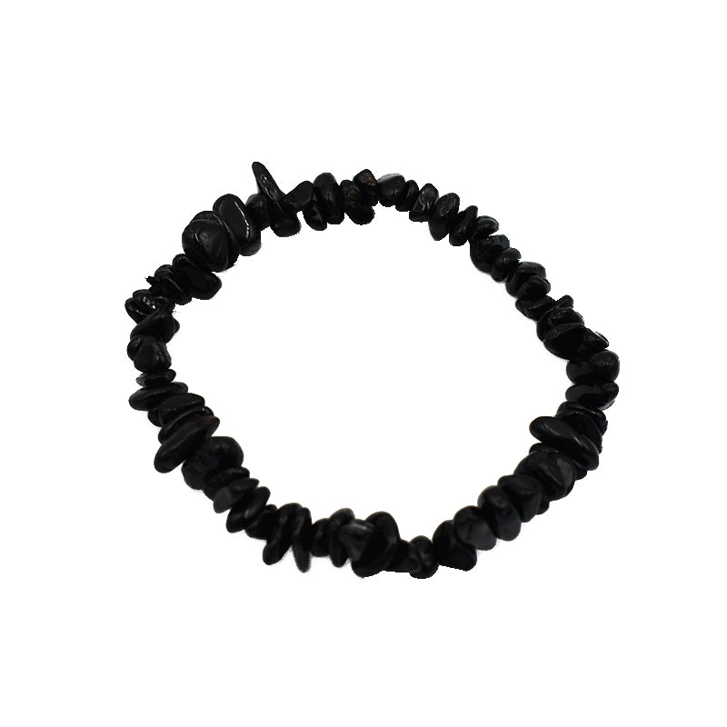 Bracciale in chips di Tormalina Nera
