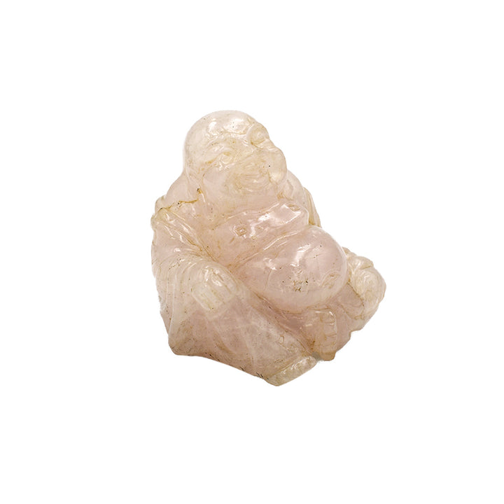 Buddha in Quarzo Rosa