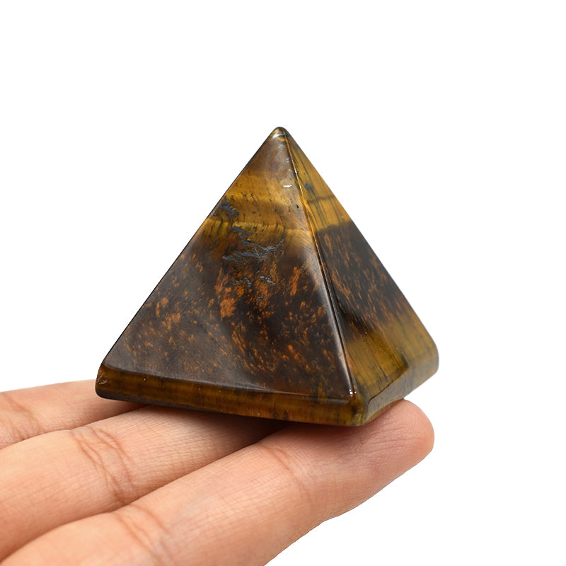 Piramide in Occhio di Tigre