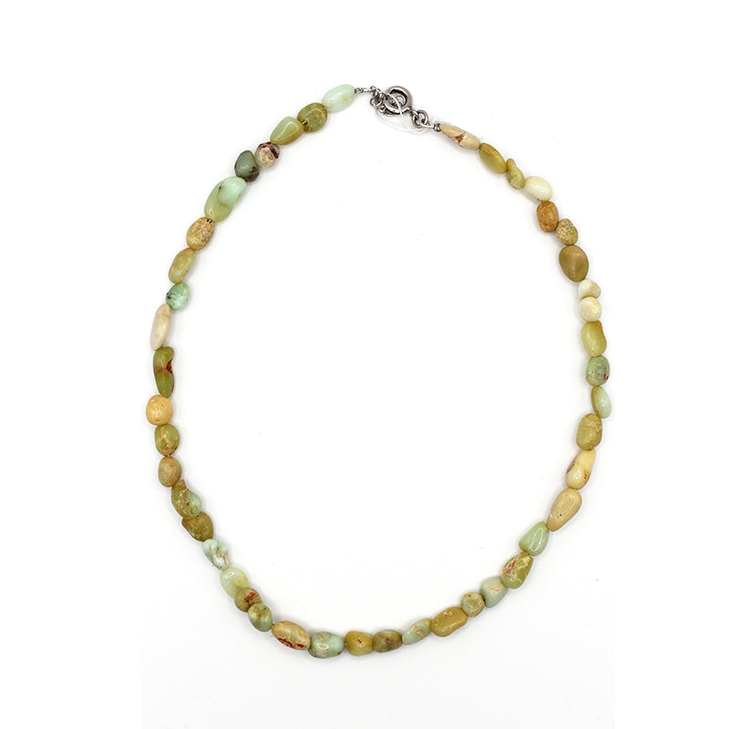 Collana in Crisoprasio