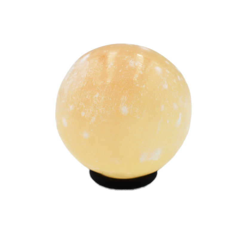 Sfera piccola in Selenite Arancio