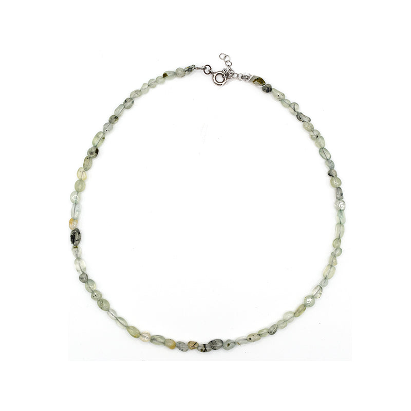 Collana in Prehnite
