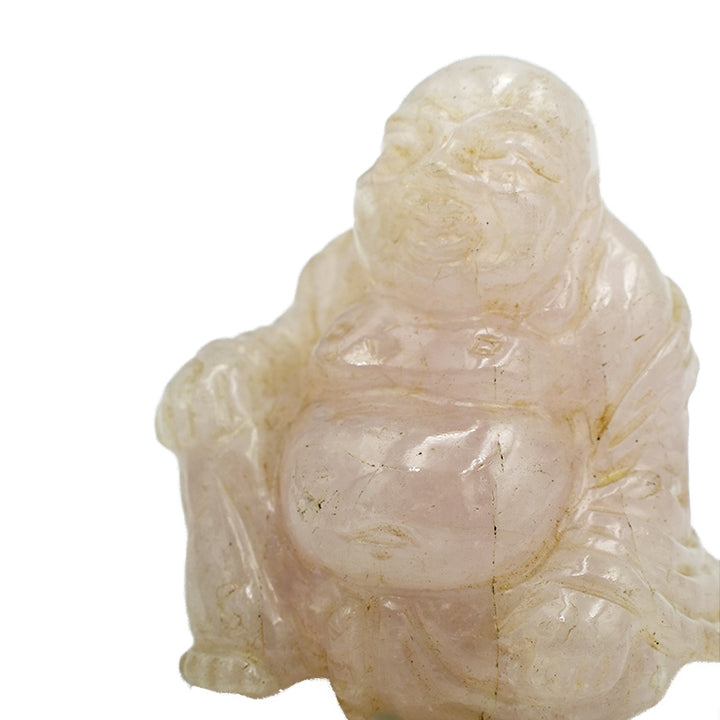 Buddha in Quarzo Rosa