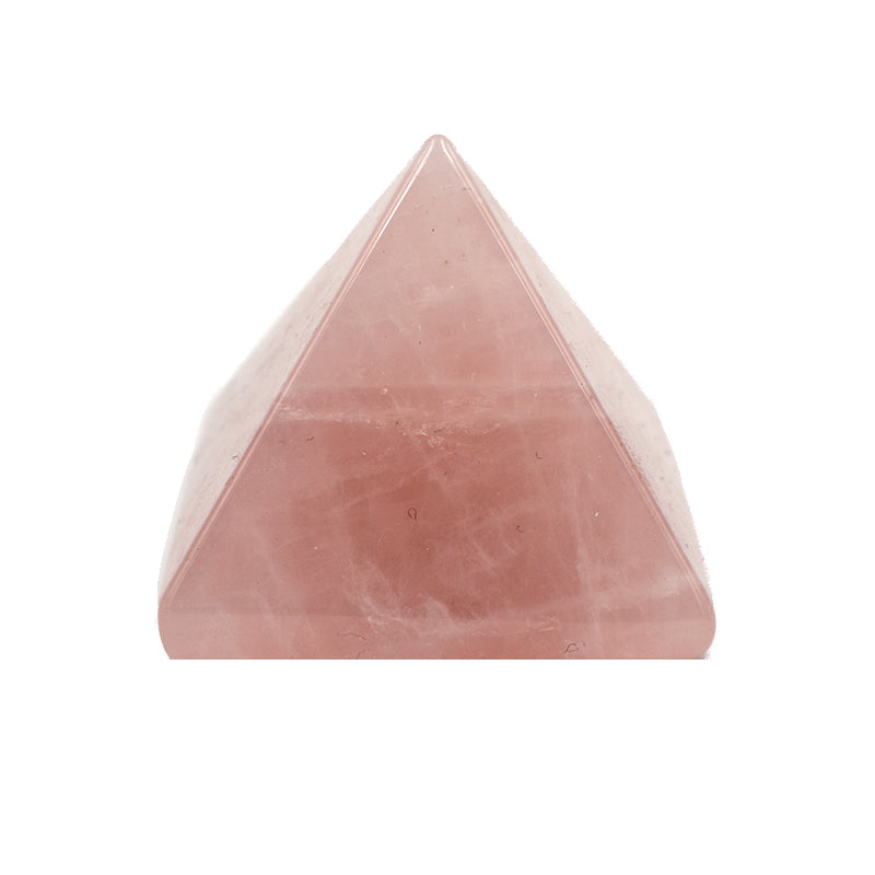 Piramide in Quarzo Rosa