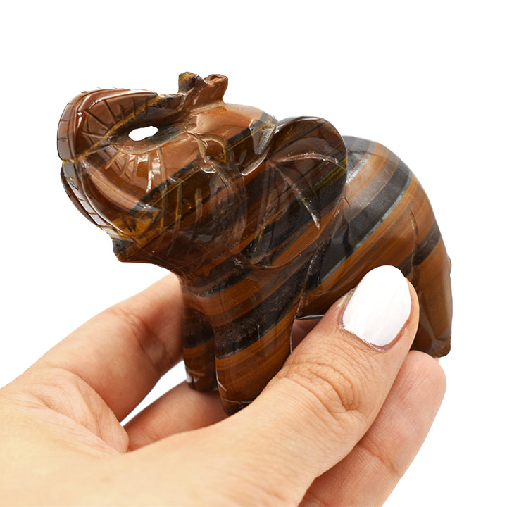 Elefantino in Occhio di Tigre