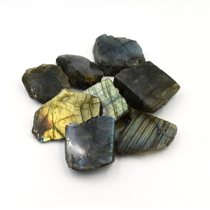 Fette di Labradorite levigata