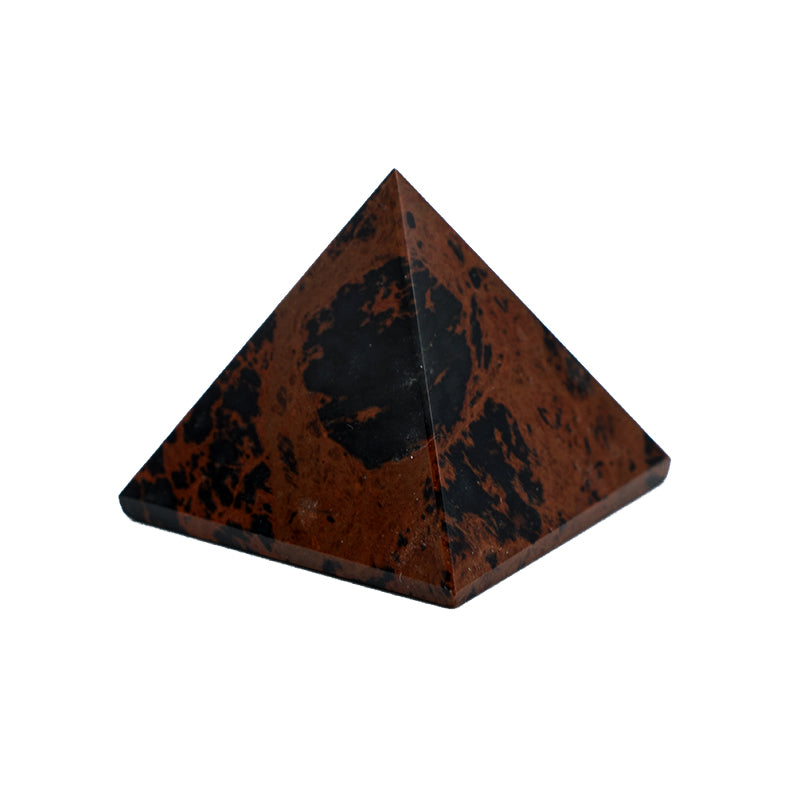Piramide in Ossidiana Mogano