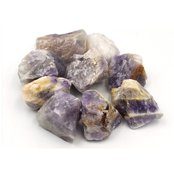 Quarzo ametista a bande grezzo