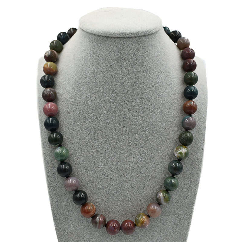 Collana in Agata policroma