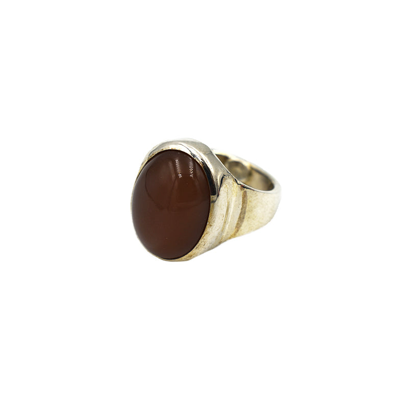 Anello in argento 925 con Adularia
