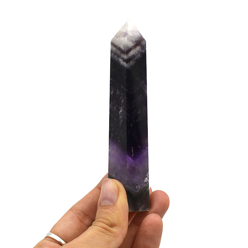 Obelisco in Ametista a bande