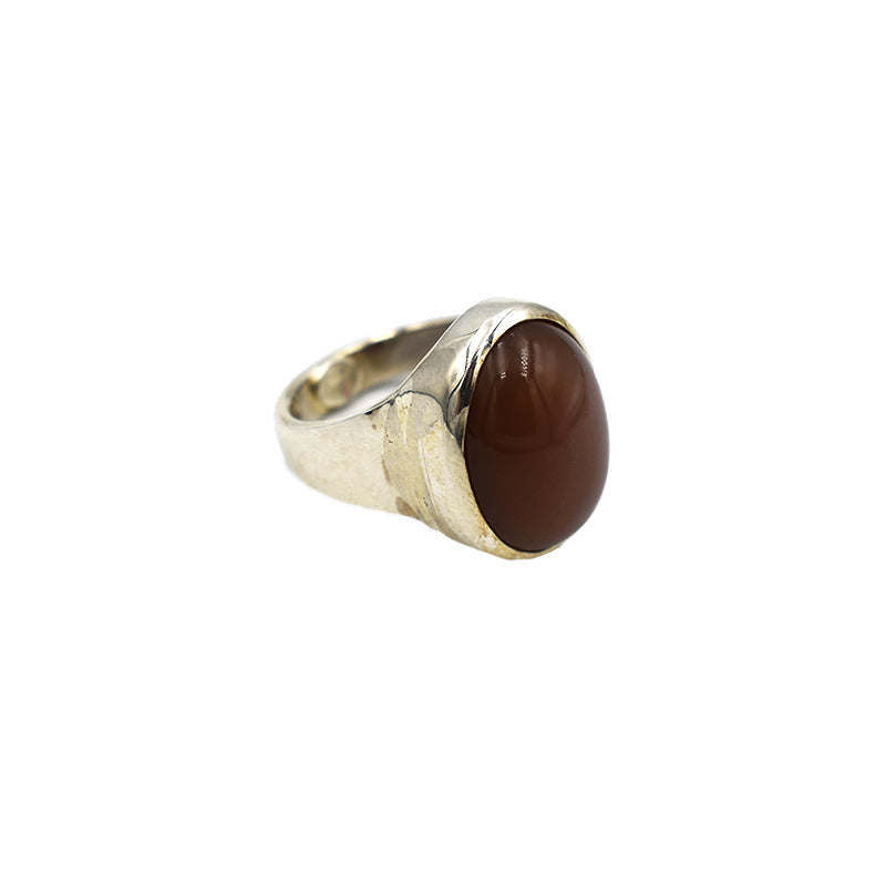 Anello in argento 925 con Adularia