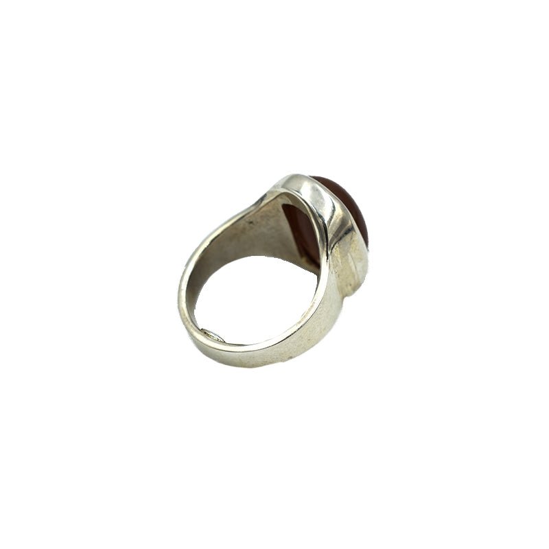 Anello in argento 925 con Adularia