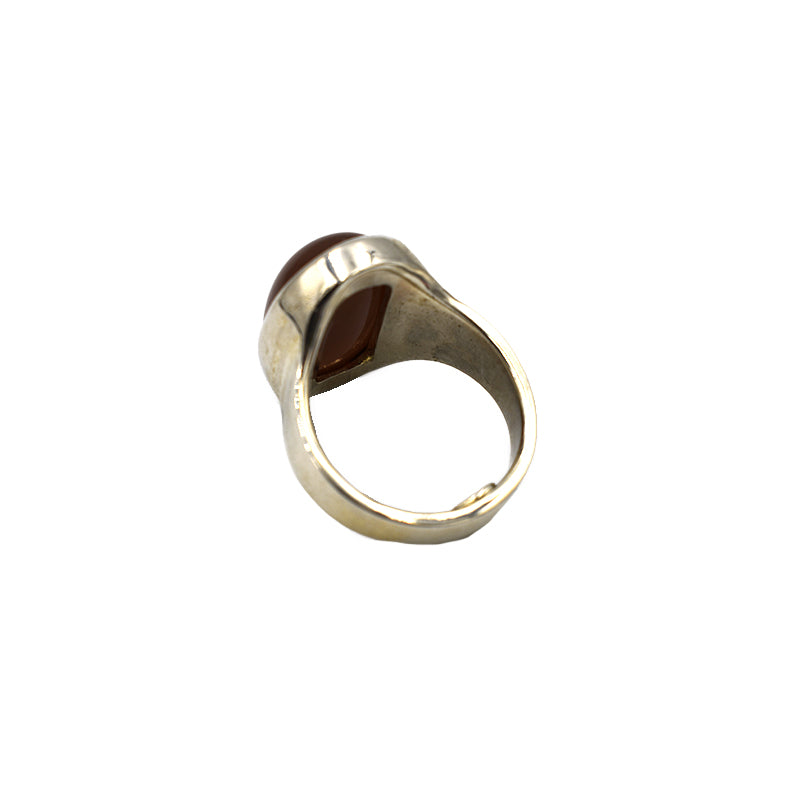 Anello in argento 925 con Adularia
