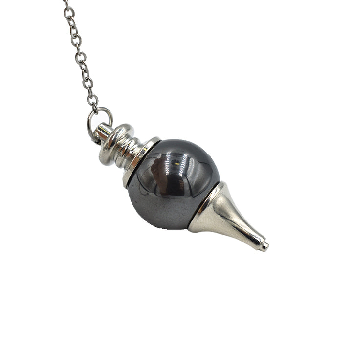 Pendolino tondo in Ematite