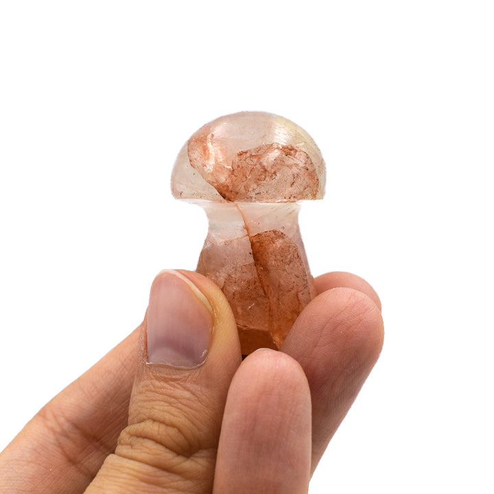 Funghetto in Quarzo Ematoide