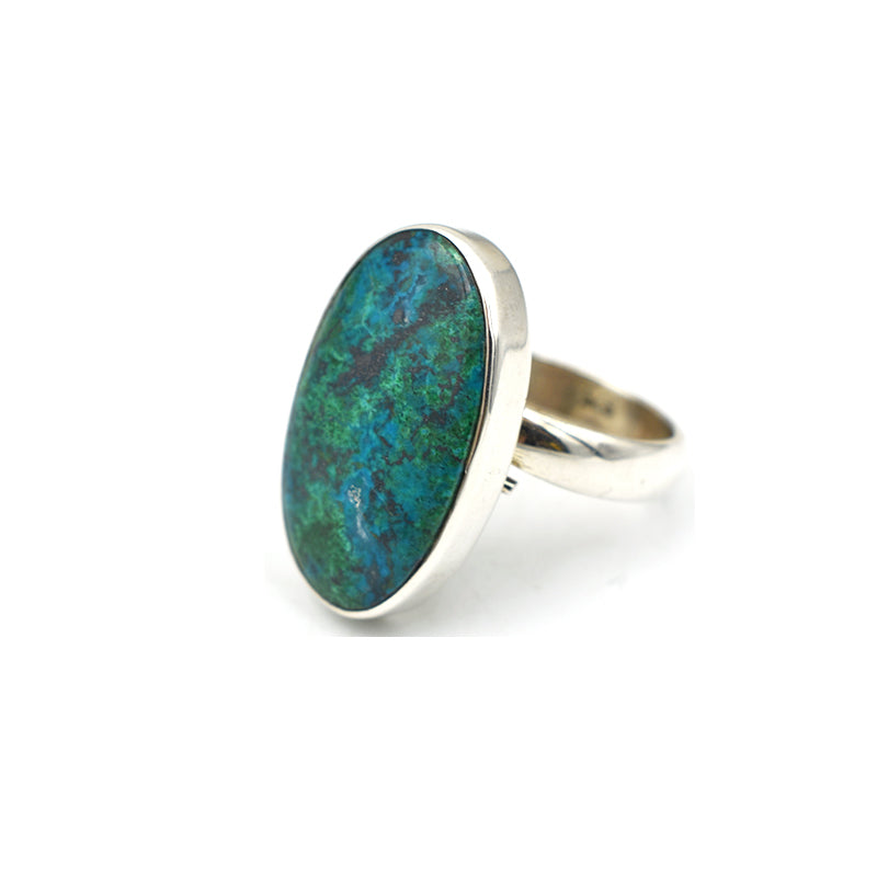 Anello in argento 925 in Crisocolla