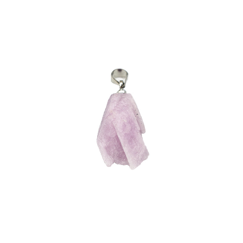 Ciondolo in Kunzite grezza