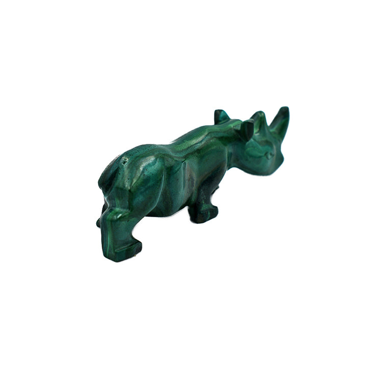 Rinoceronte in Malachite