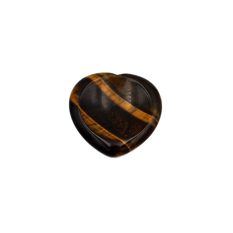Cuore con incavo in Occhio di Tigre
