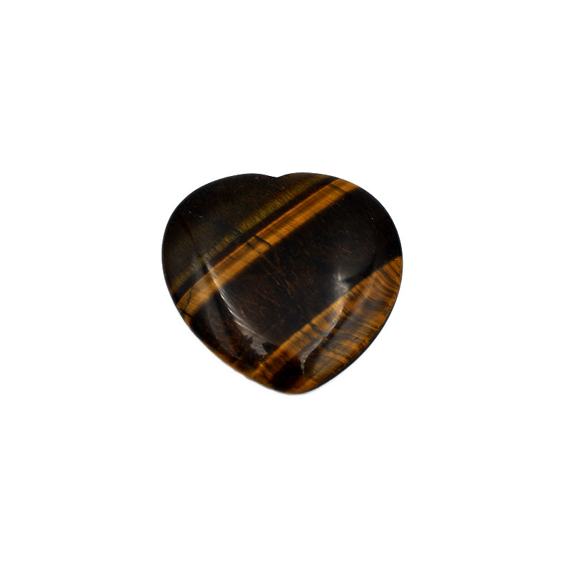 Cuore con incavo in Occhio di Tigre