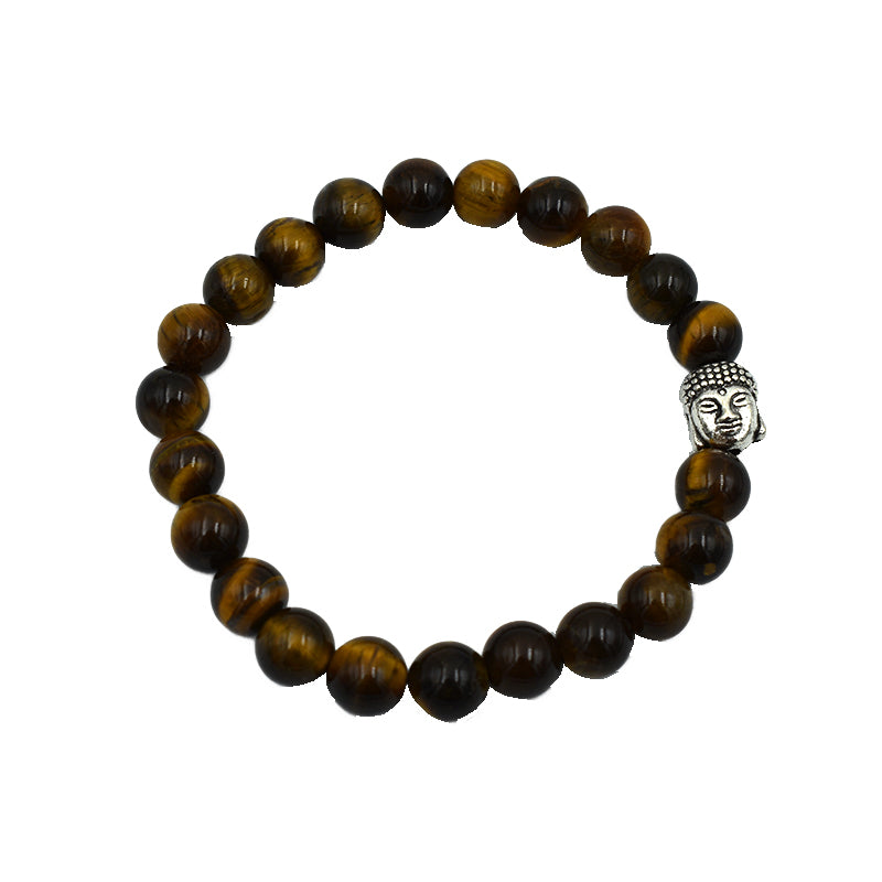 Bracciale in Occhio di Tigre con Buddha