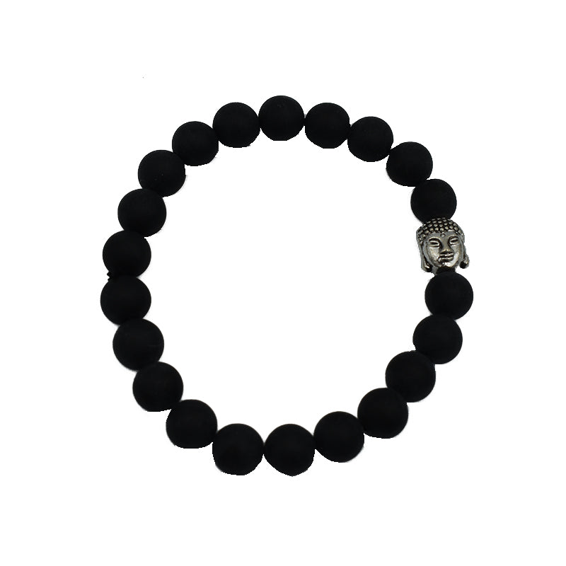 Bracciale in Ossidiana con Buddha