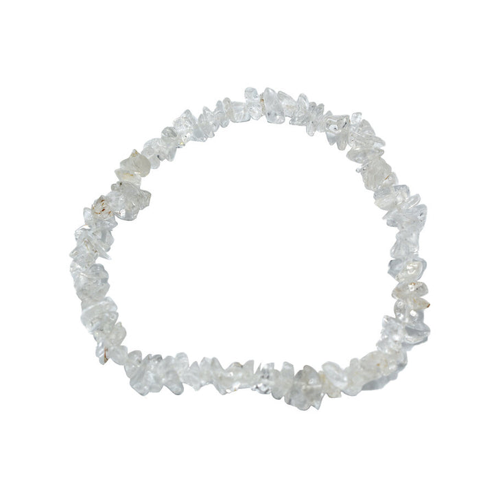 Braccialetto in chips di Quarzo Ialino