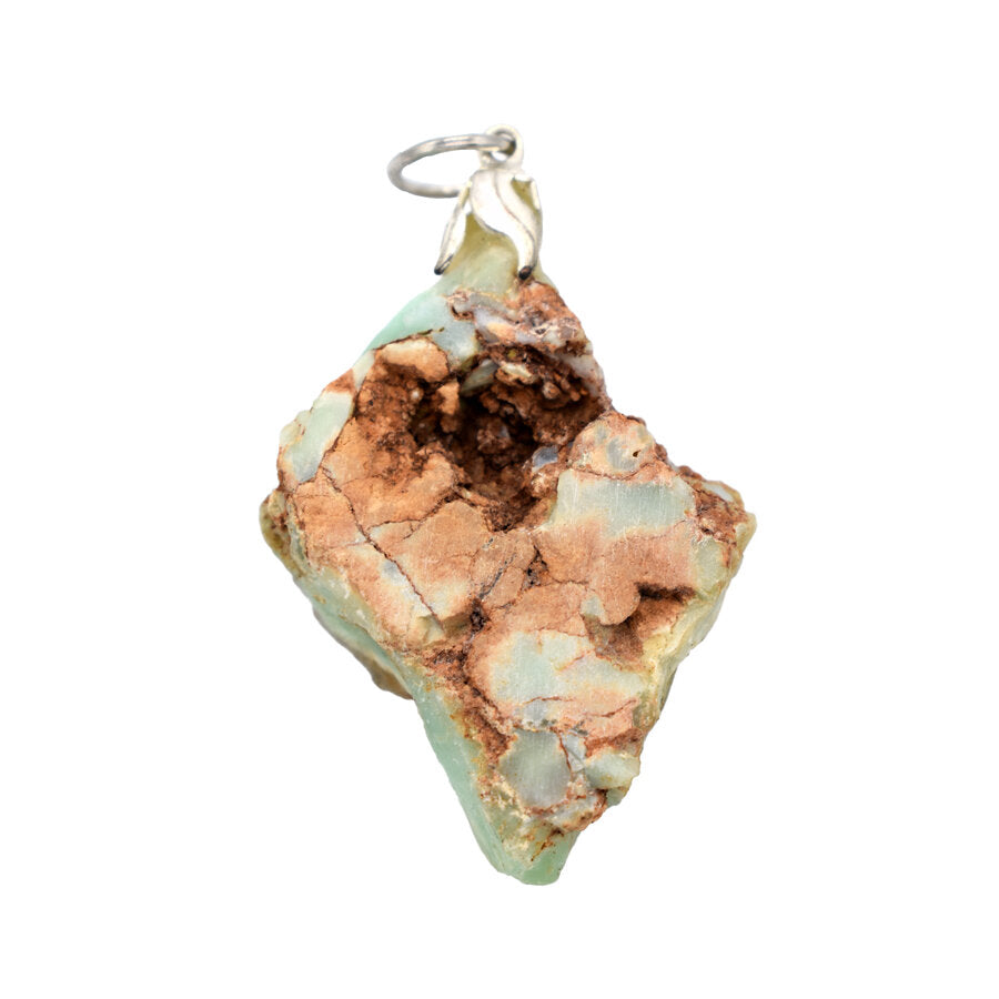 Ciondolo in Crisoprasio grezzo
