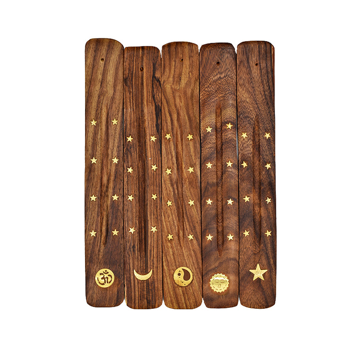 Portaincenso in legno - Simbolo Pace