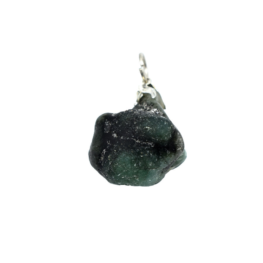 Ciondolo in radice di Smeraldo grezza