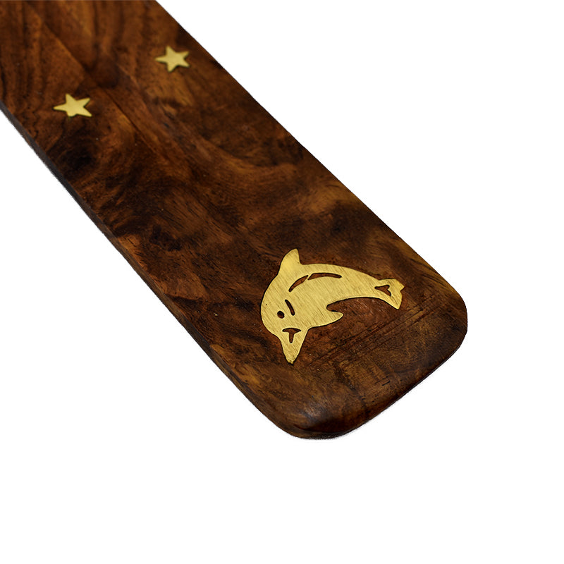 Portaincenso in legno - Delfino