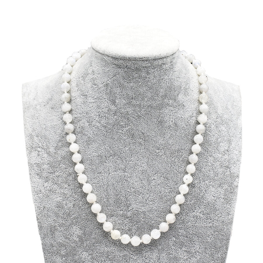 Collana in Labradorite bianca