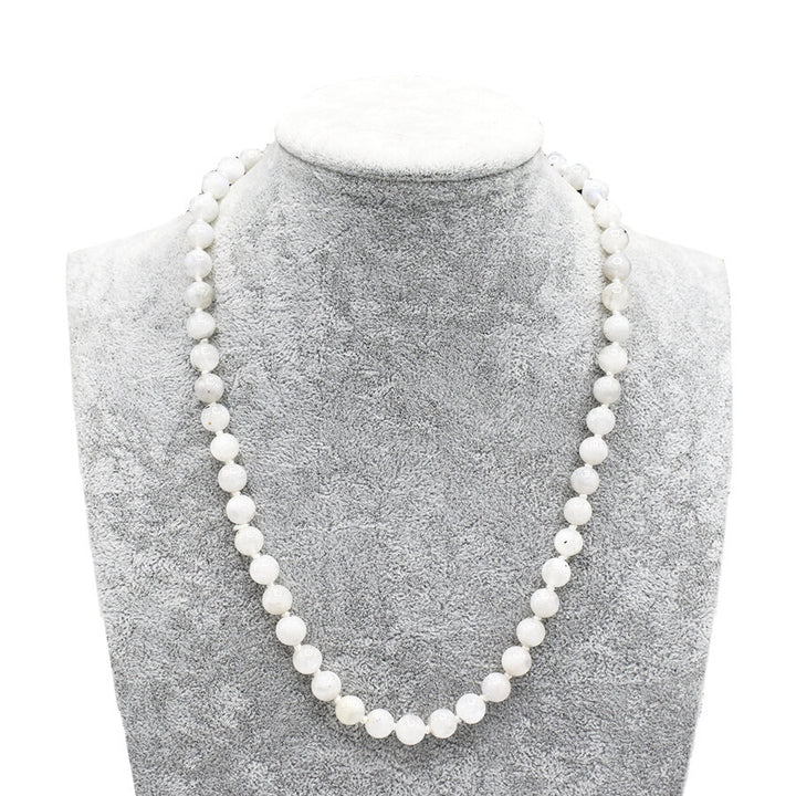 Collana in Labradorite bianca