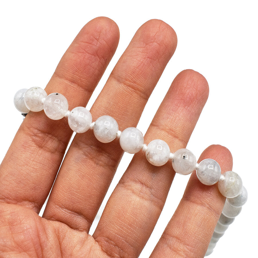 Collana in Labradorite bianca