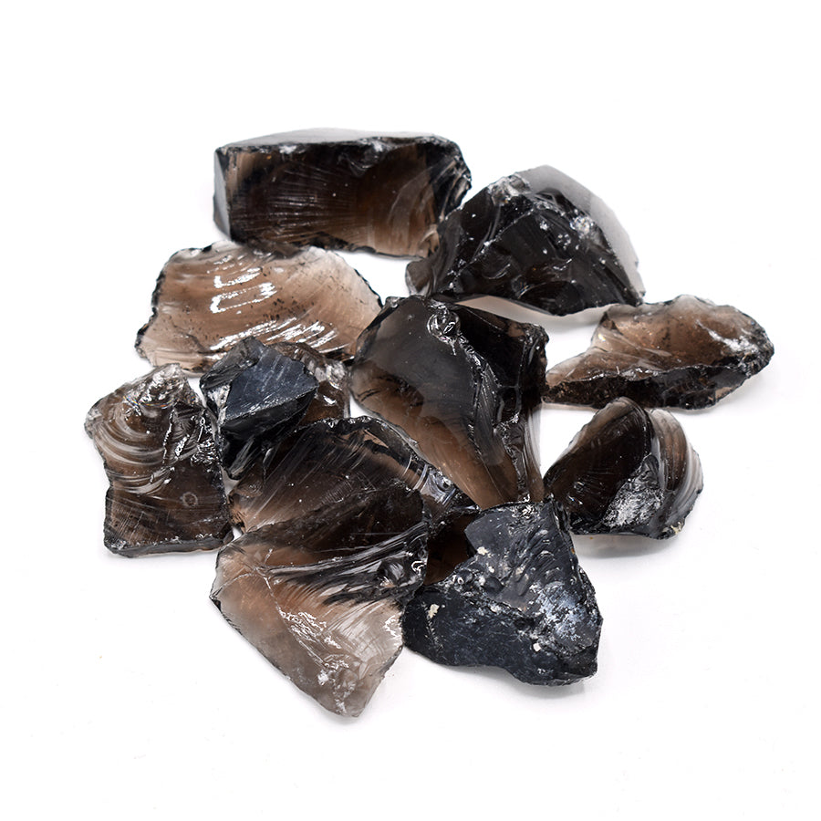 Ossidiana nera grezza