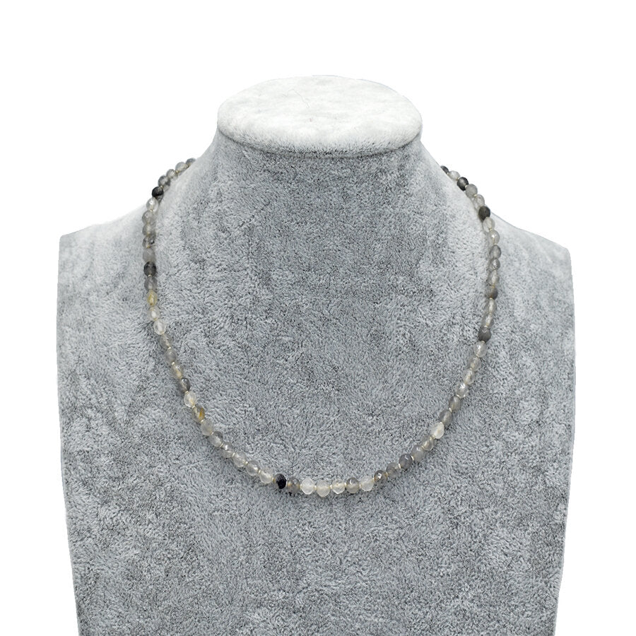 Collana in Quarzo Latteo