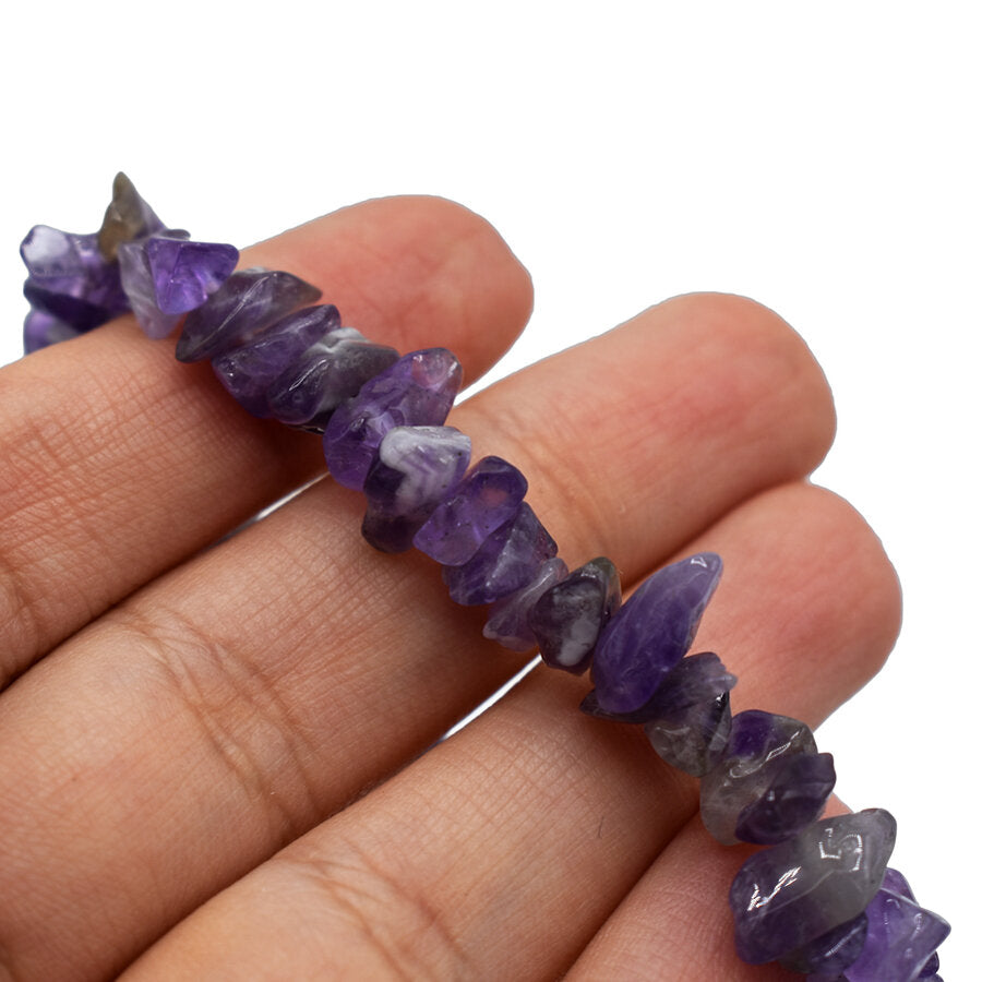 Bracciale in chips di Ametista
