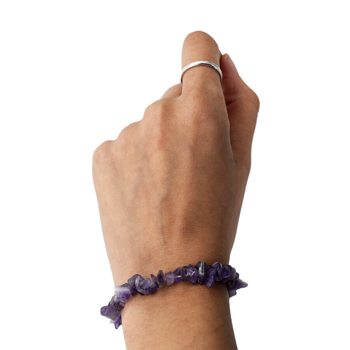 Bracciale in chips di Ametista