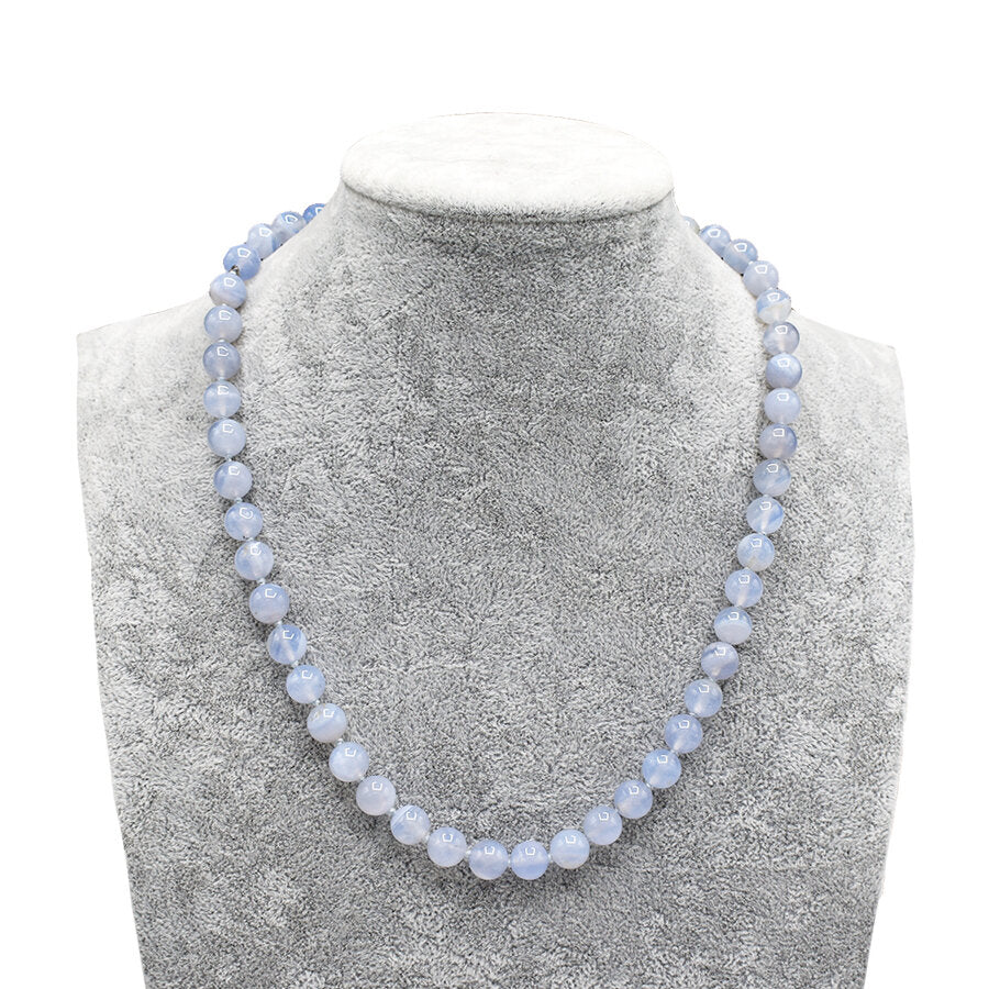 Collana calcedonio - Ori e Gemme - Pietre Preziose Collana calcedonio - Ori e Gemme - Pietre Preziose