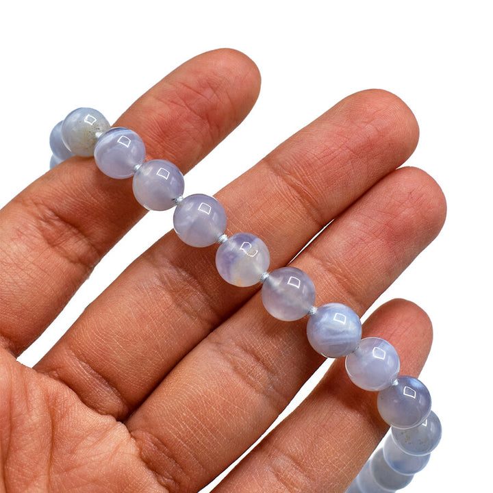 Collana in Calcedonio