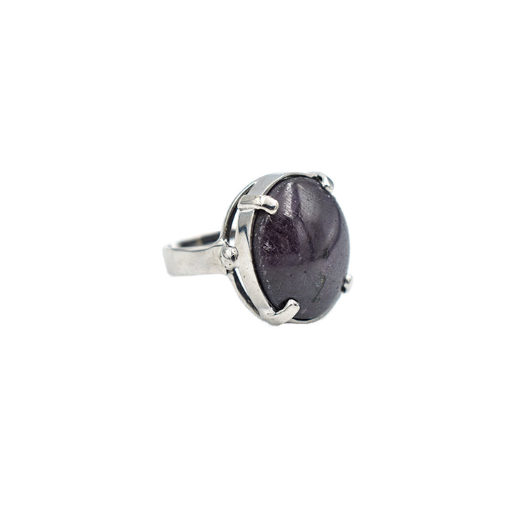 Anello in argento 925 in Zaffiro Stellato