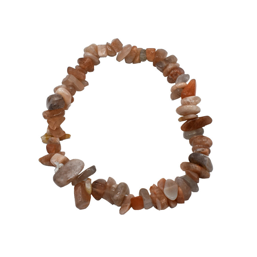 Bracciale in chips di Pietra di Luna