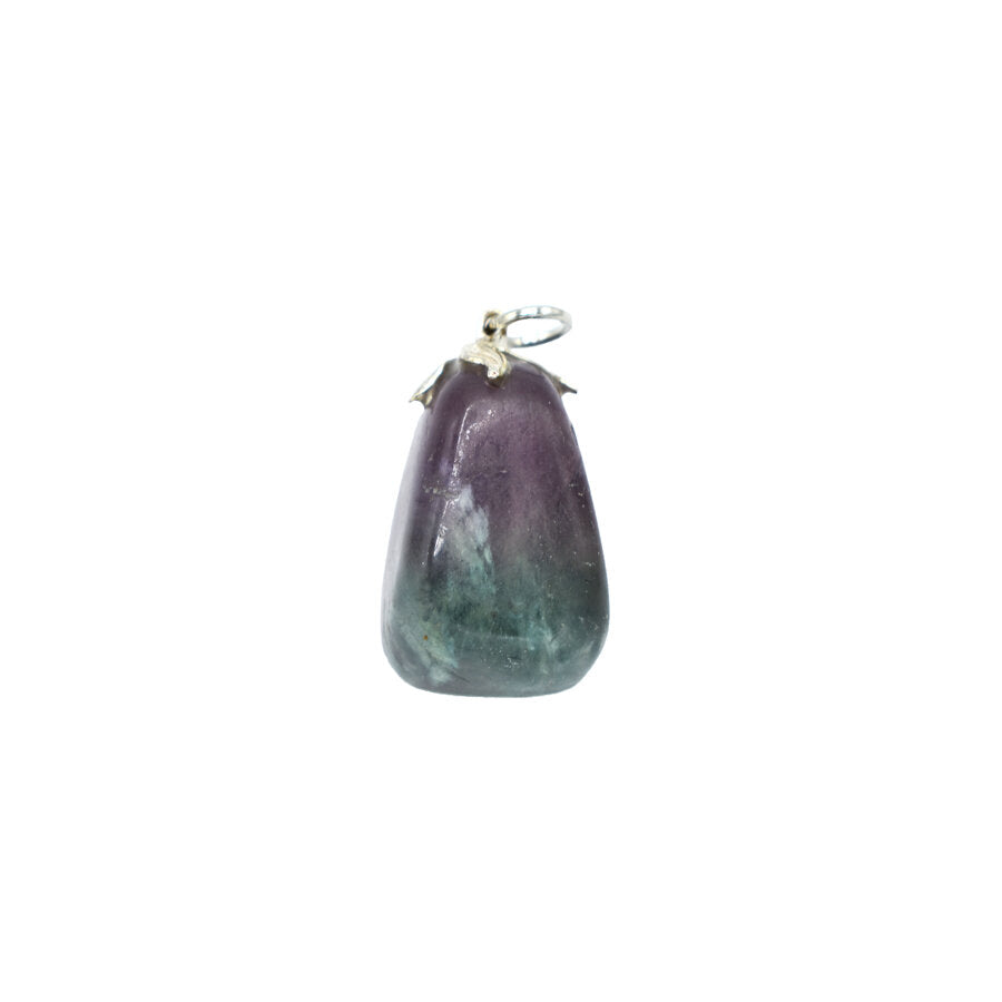 Ciondolo in Fluorite burattata