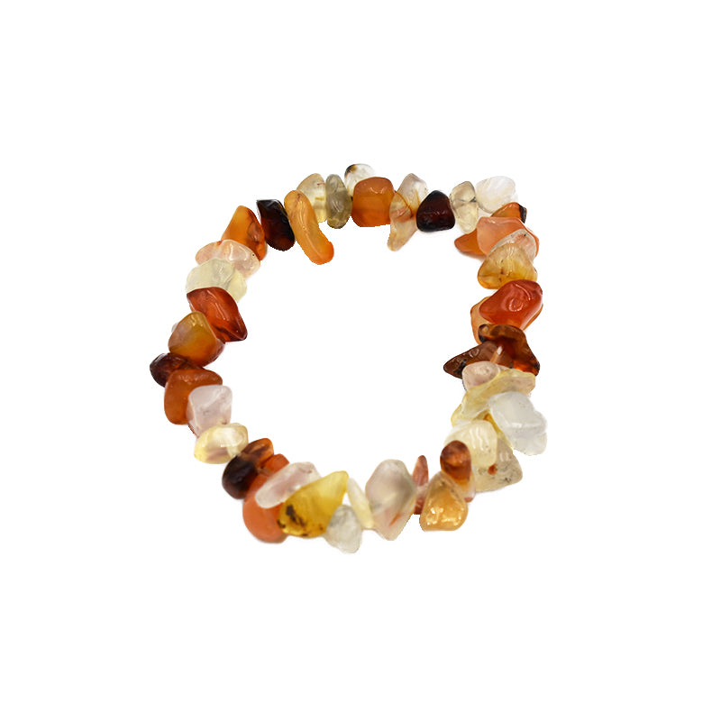 Bracciale in chips di Corniola