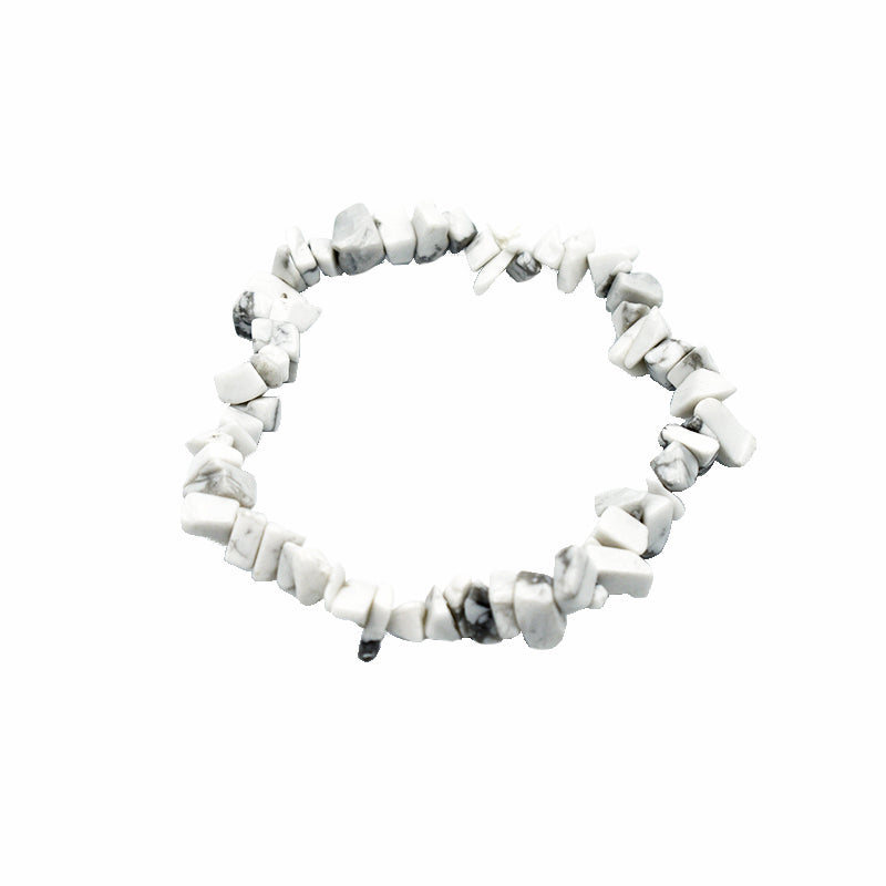Bracciale in chips di Howlite