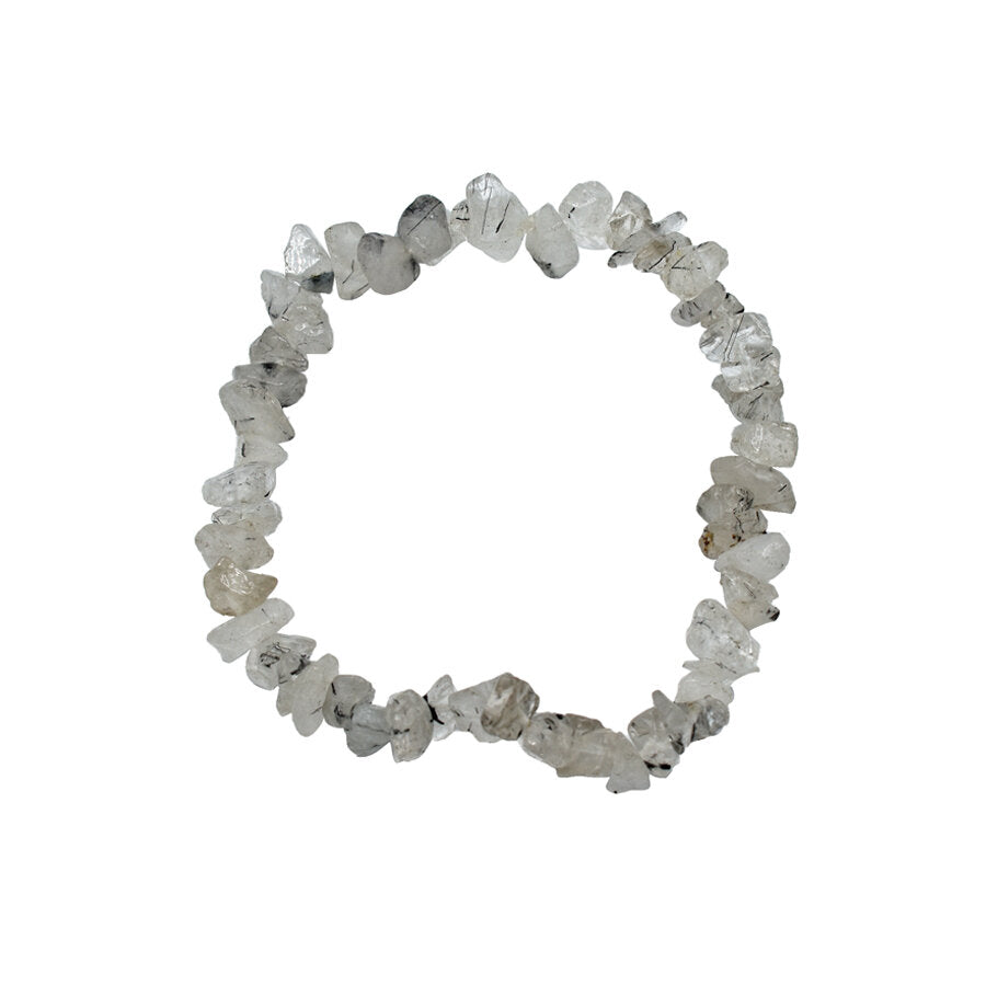 Bracciale in chips di Quarzo Tormalinato