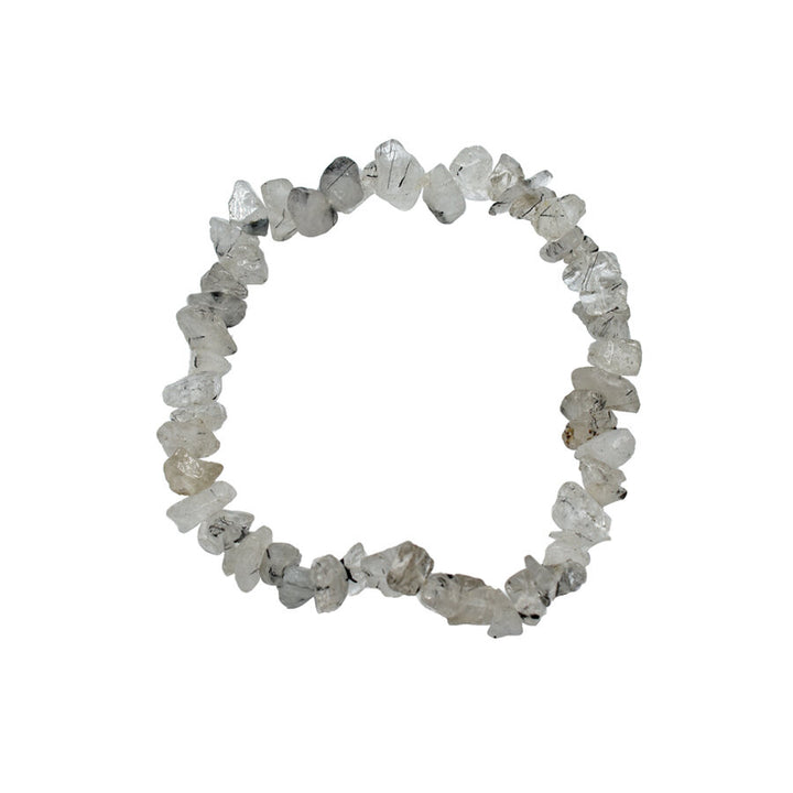 Bracciale in chips di Quarzo Tormalinato