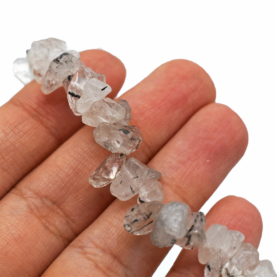 Bracciale in chips di Quarzo Tormalinato