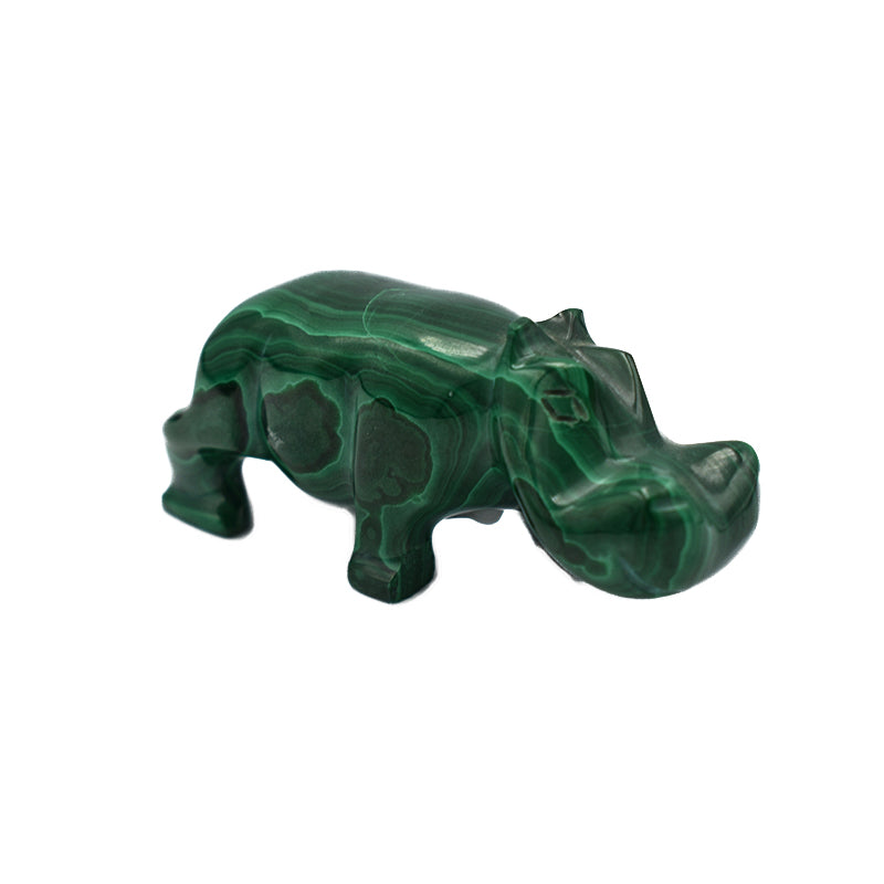 Ippopotamo in Malachite